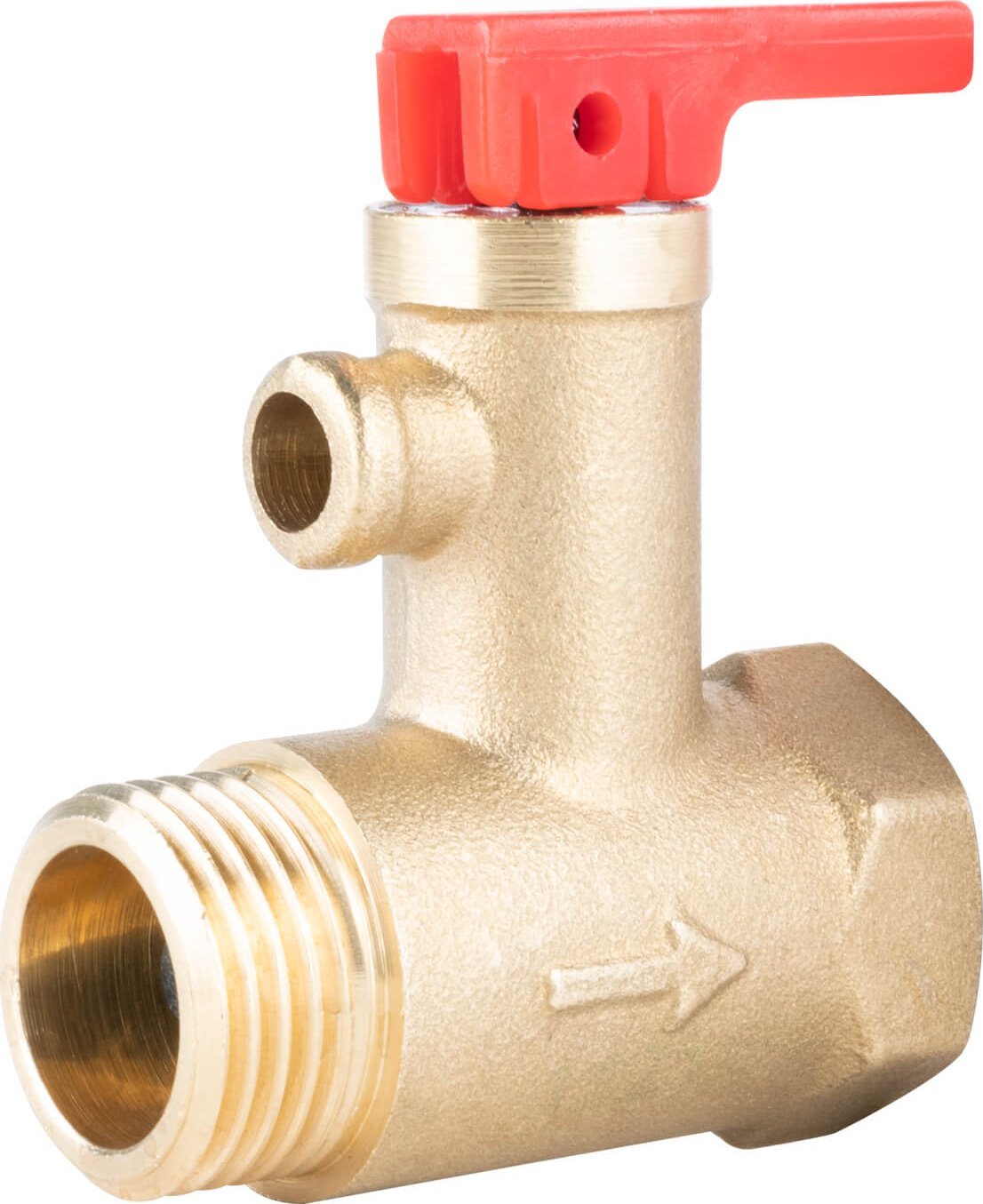 Afriso Zawór bezpieczeństwa do elektrycznych podgrzewaczy wody AF4, 6,7 bar, G1/2 x Rp1/2 (S)A