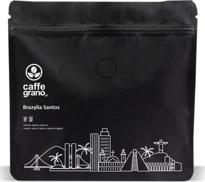 Kawa ziarnista Caffe Grano Brazylia Santos 250 g