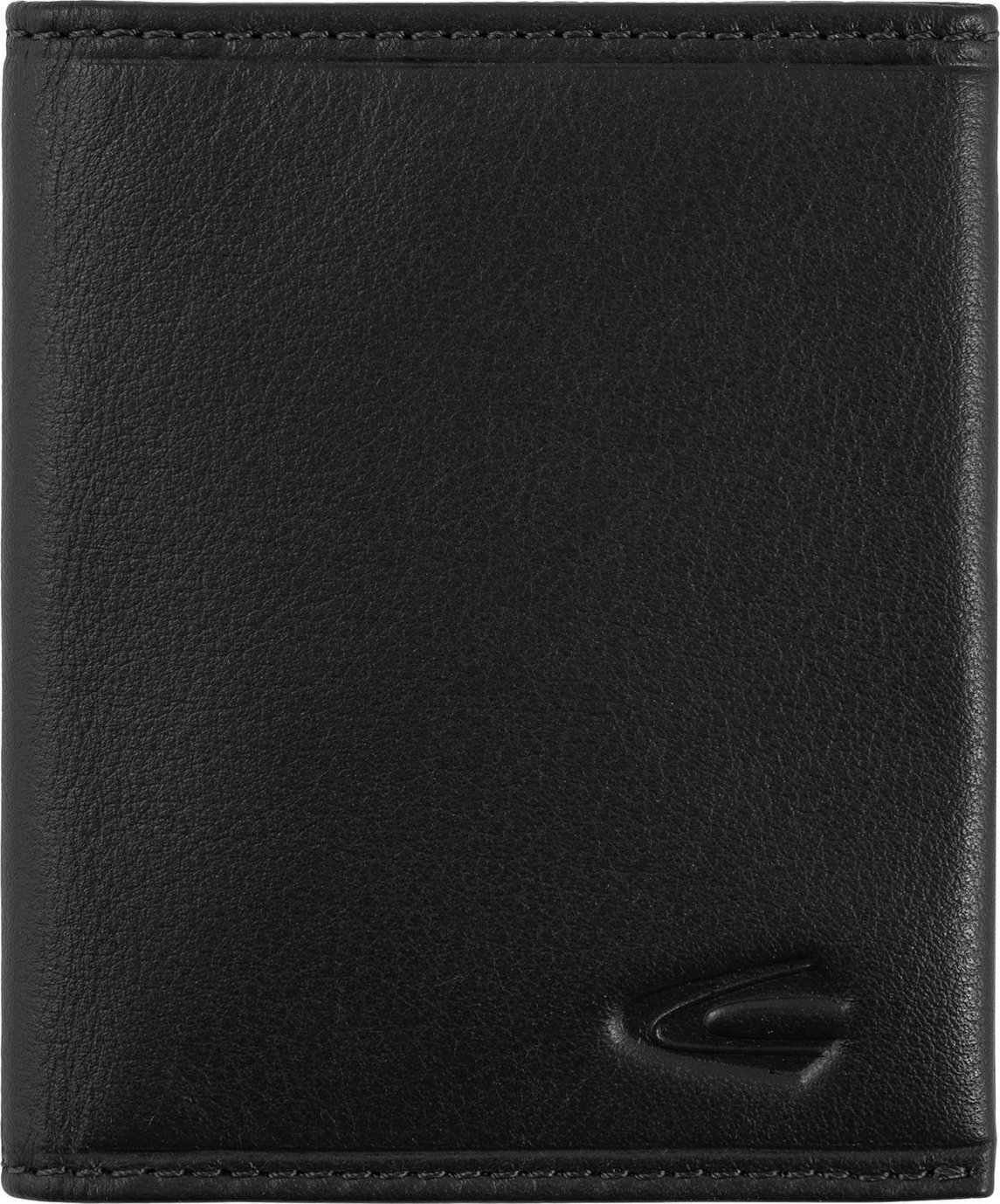 Camel Active Small Slim skórzany portfel, etui czarny 286 701 60 RFID 286 701 60 RFID