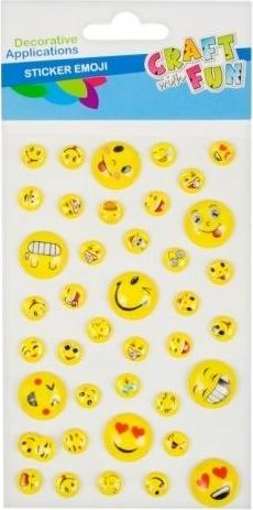Craft with Fun Naklejki wypukłe buźki