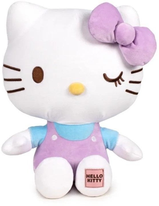 Hello Kitty. Plusz z naszywką 20cm fioletowy