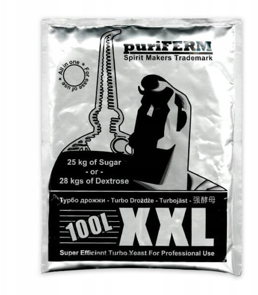 DROŻDŻE GORZELNICZE PURIFERM XXL NA 100L