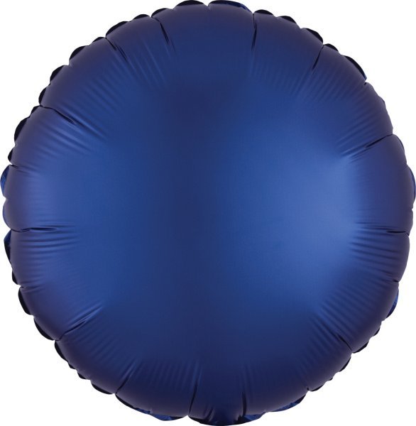 AMSCAN Balon foliowy Lustre Navy niebieski okrągły 43cm 9914110