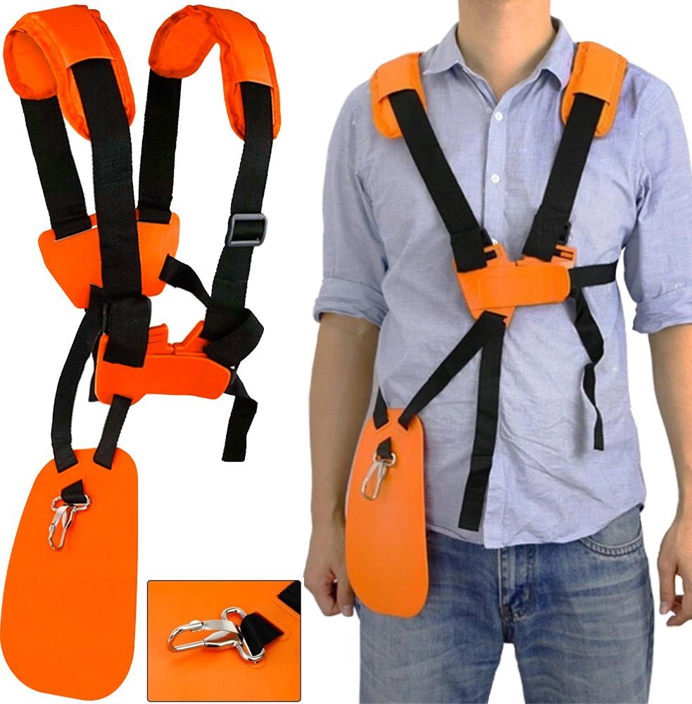 Verk Szelki do kosy spalinowej podkaszarki pasy nośne uprząż regulowane wygodne Szelki do kosy spalinowej podkaszarki pasy nośne uprząż regulowane wyg