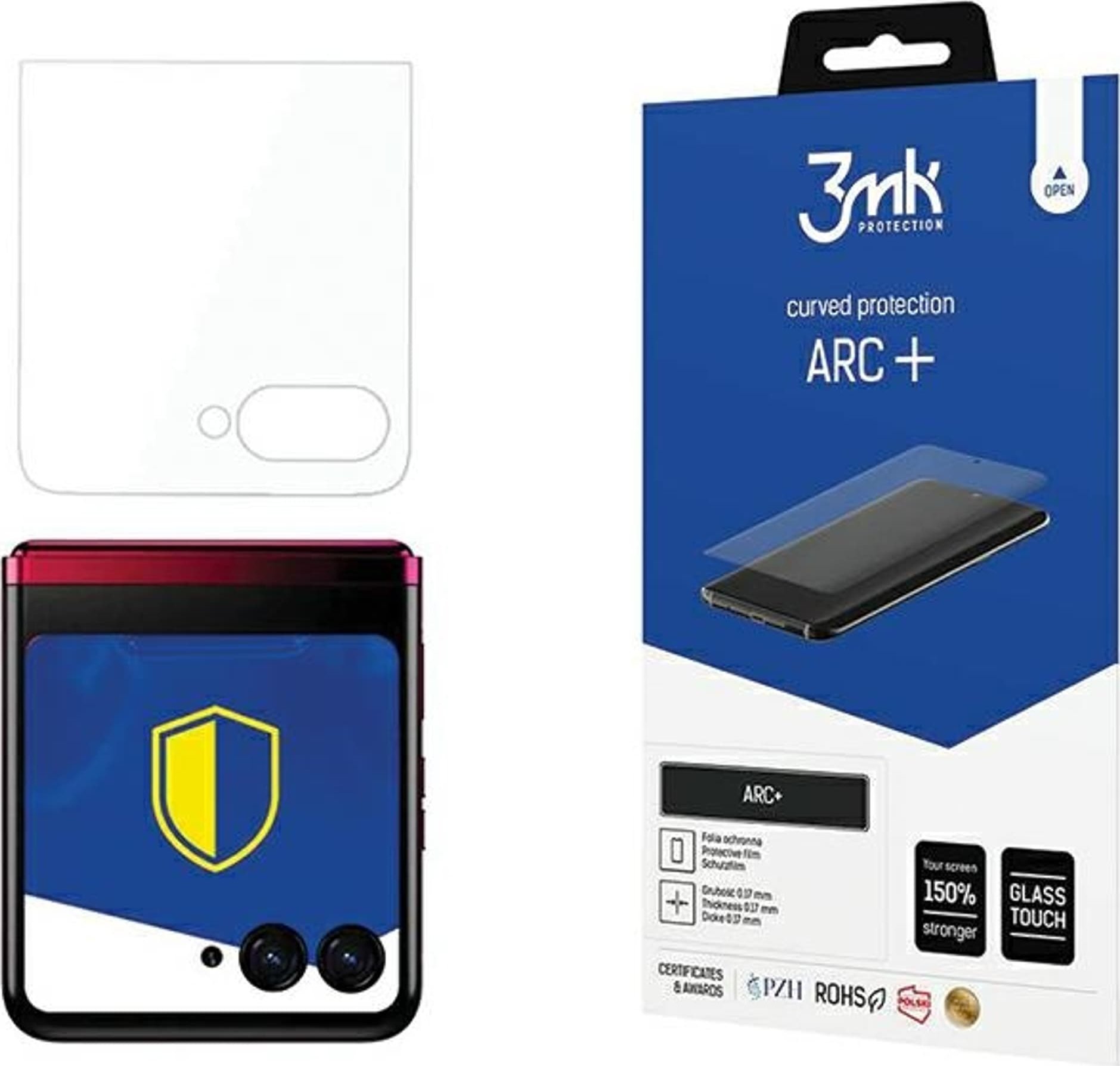 3MK 3MK Folia ARC+ Motorola Razr 40 Ultra (front) Fullscreen Folia