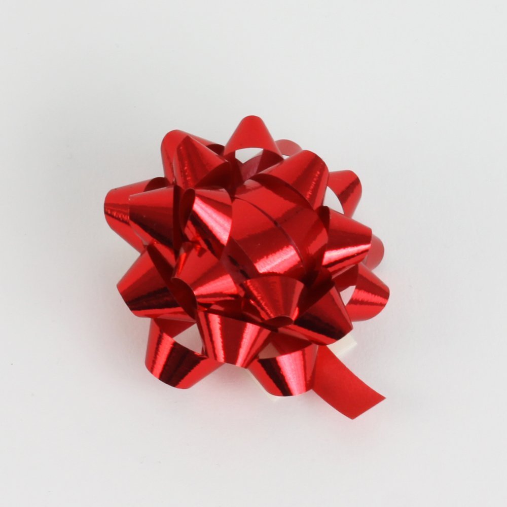 Fastima Rozetka KOKARDA do prezentów 6,5cm Czerwona 2 K18