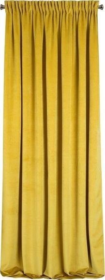 Eurofirany Zasłona Dekoracyjna Euro Villa Musztarda 140x270