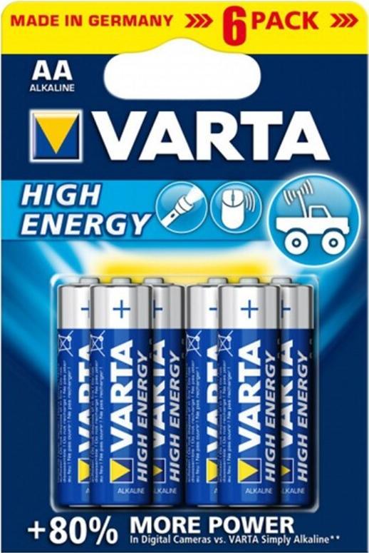 Varta Bateria High Energy AA / R6 6 szt.