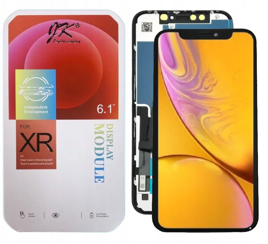 WYŚWIETLACZ EKRAN LCD DO APPLE IPHONE XR JK WYMIENNY CHIP