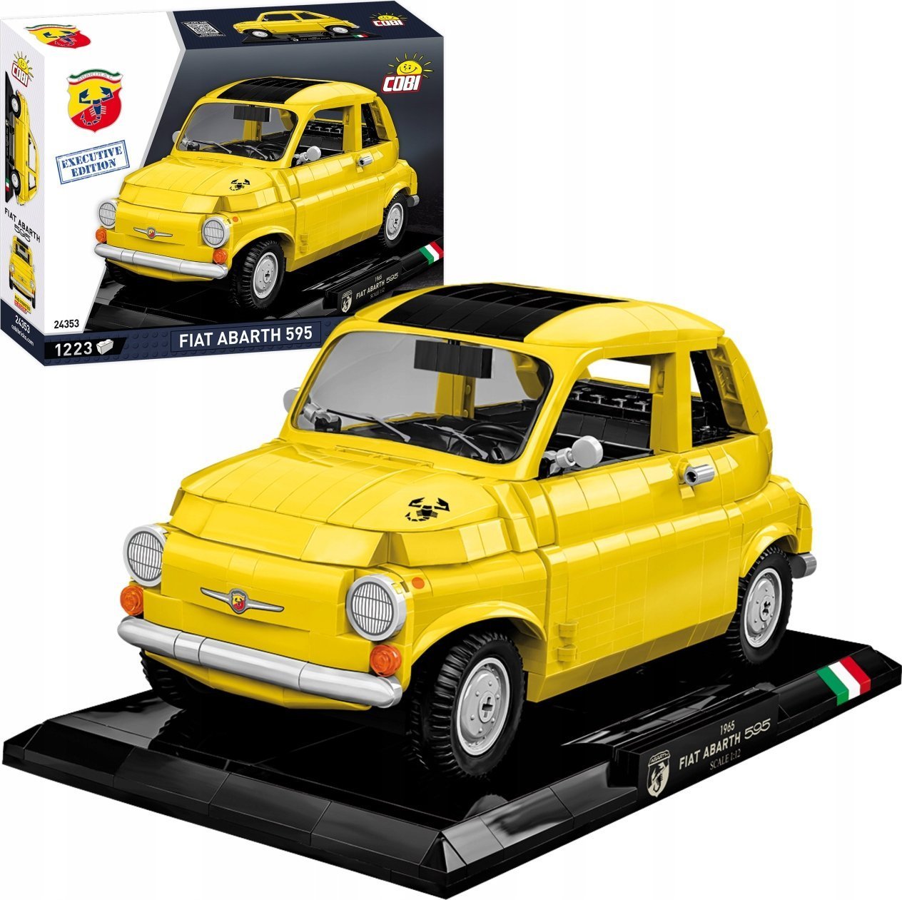 Cobi COBI Fiat 500 Abarth Executive Edition, construction toy (scale: 1:12)