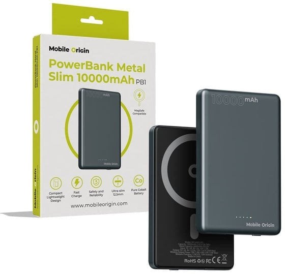 Mobile Origin PowerBank Metal Slim 10000mAh PB1