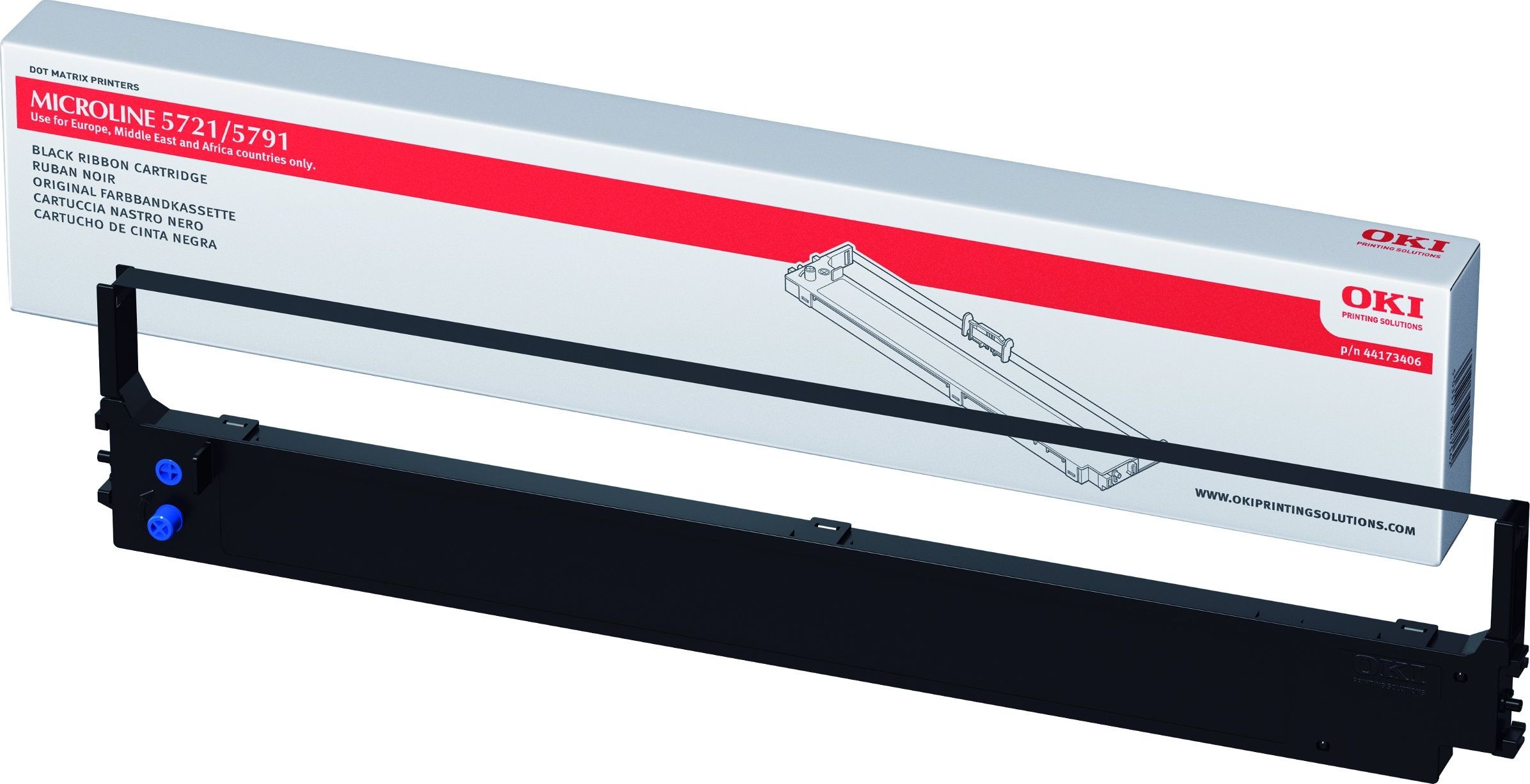OKI Taśma do drukarki Microline 5721, 5790 czarna (44173406)