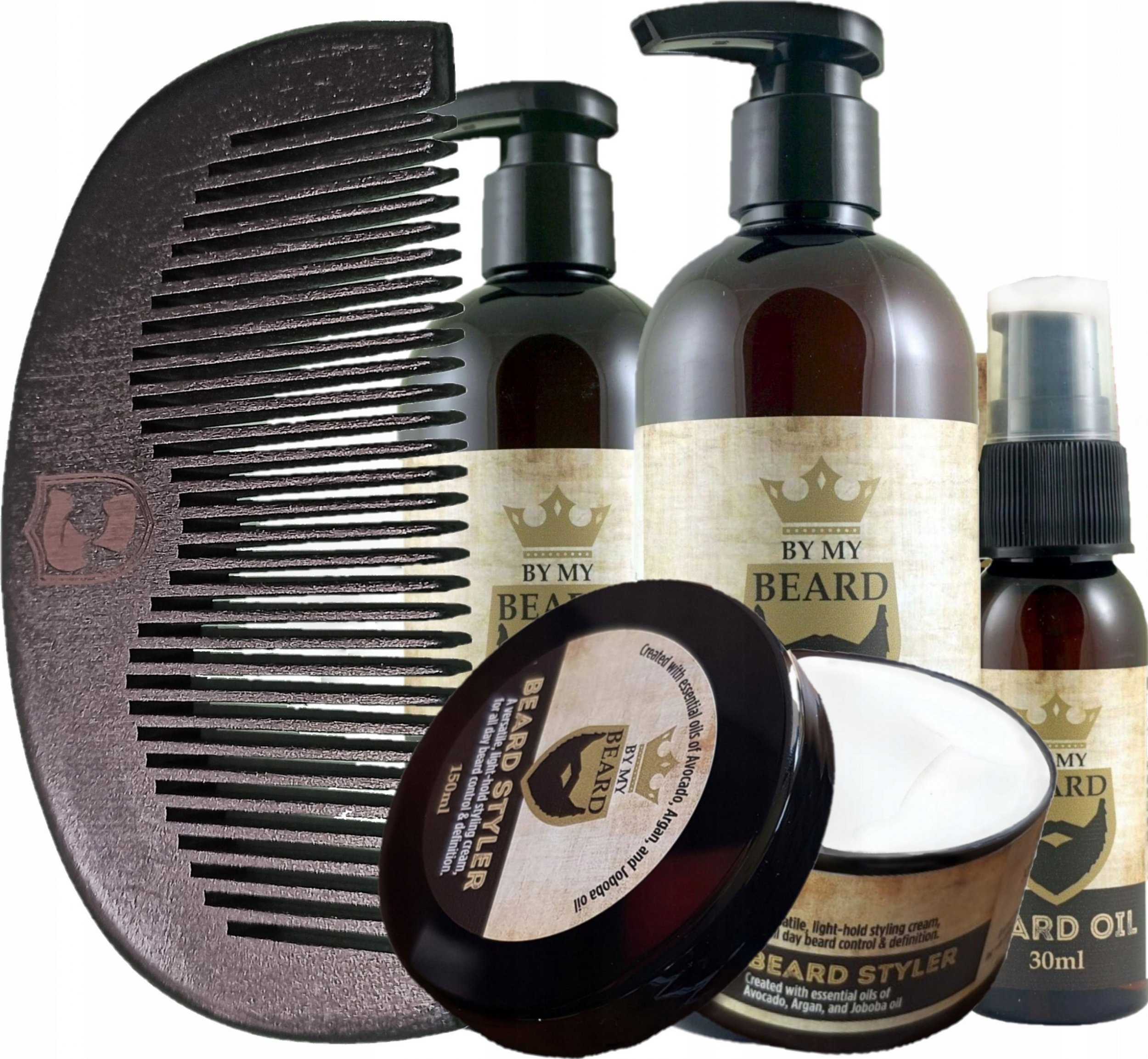 Beard Bross Zestaw DO BRODY BY MY BEARD +Szczotka Beard Bross