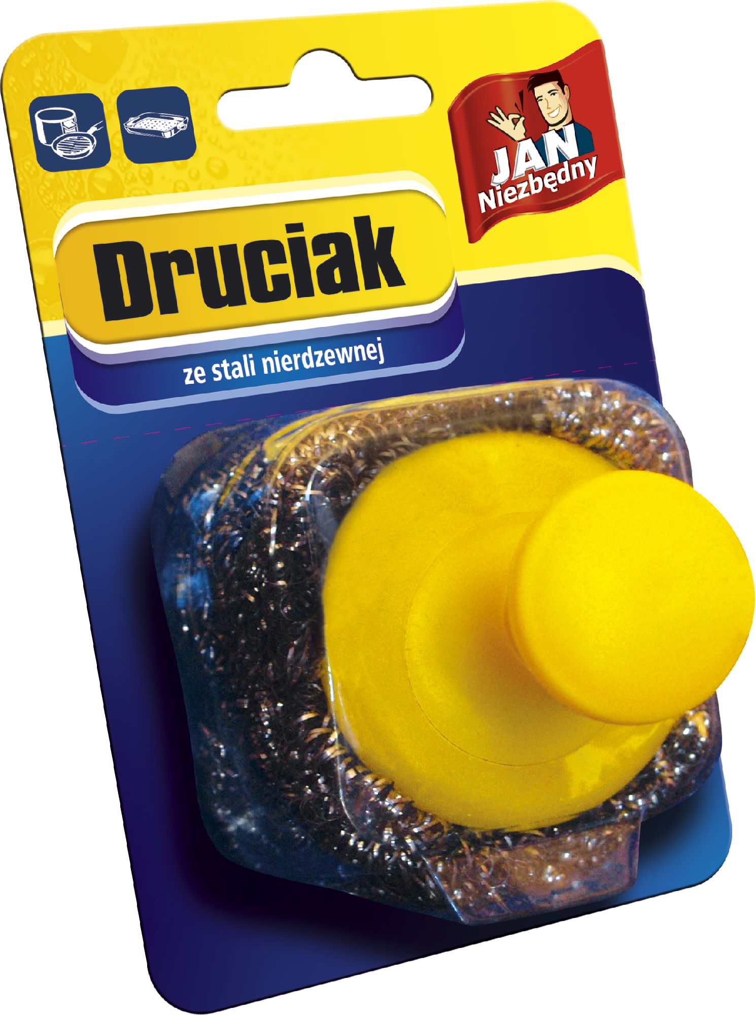 JAN Niezbędny Druciak z rączką 1szt (8571017901)