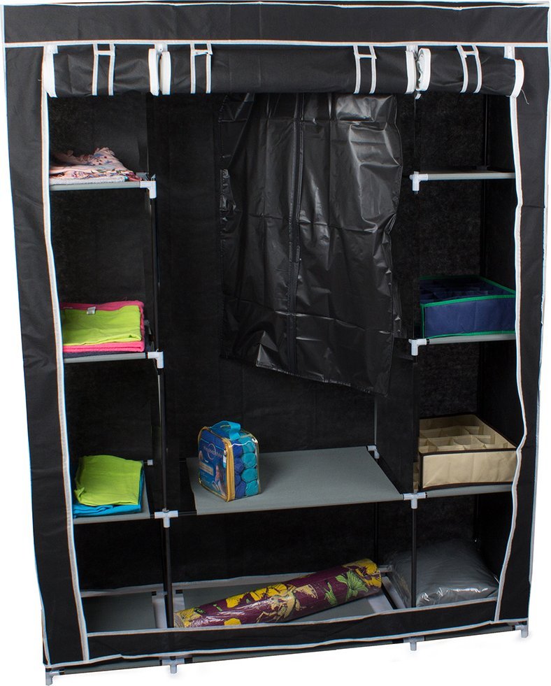 Verk Szafa tekstylna na ubrania materiałowa składana Szafa tekstylna na ubrania materiałowa składana