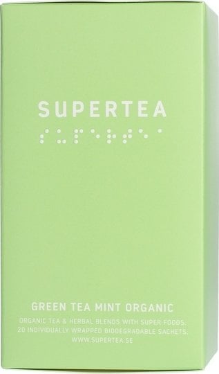 Teministeriet Herbata Supertea Green Tea Mint Organic 20 torebek