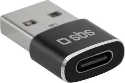 Adapter USB SBS Mobile USB-C - USB Czarny (JAB-7206189)
