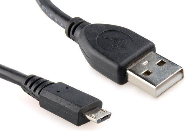 Kabel USB Gembird USB-A - microUSB 1 m Czarny (CCP-MUSB2-AMBM-1M)