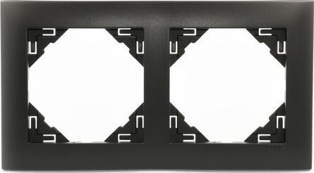 Efapel EFAPEL AQUARELLA RAMKA 2-KROTNA CZARNY 90920 TPM