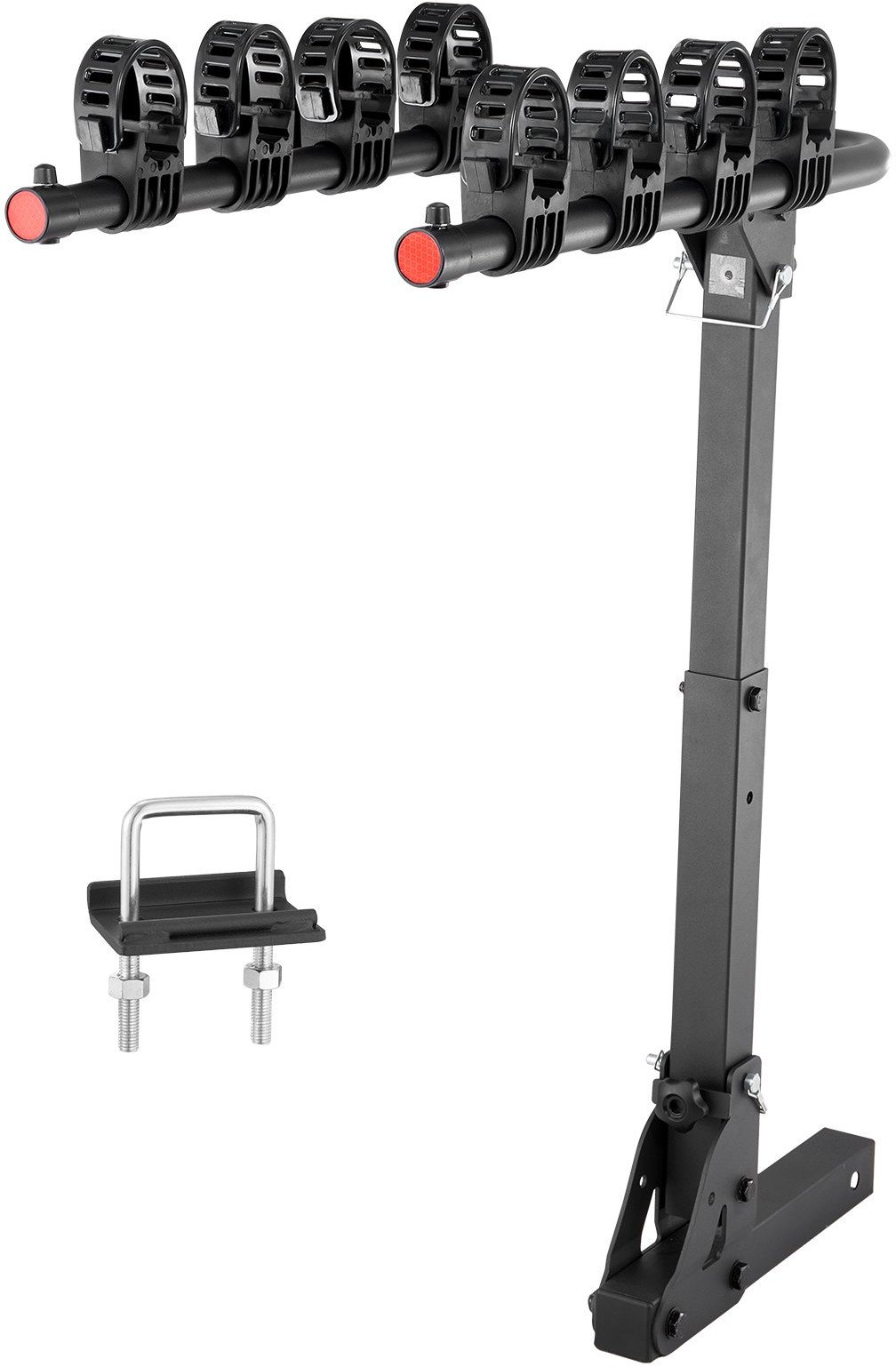 Bagażnik rowerowy hakowy 4 rowery składany z odchyleniem do auta i SUV