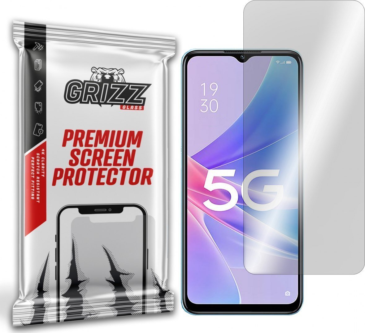 GrizzGlass Szkło hybrydowe Grizz Oppo A97 5G
