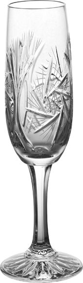 Zawiercie Huta Szkła Kieliszek do szampana 170g