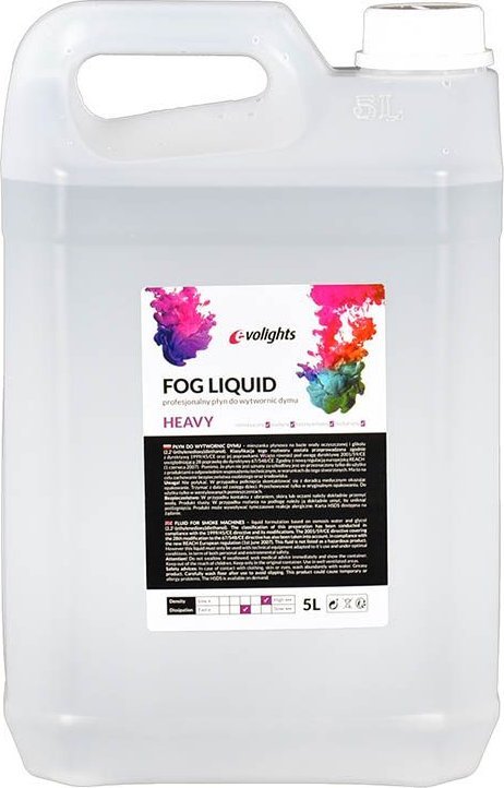 Evolights EVOLIGHTS płyn do wytwornicy dymu gęsty HEAVY 5L