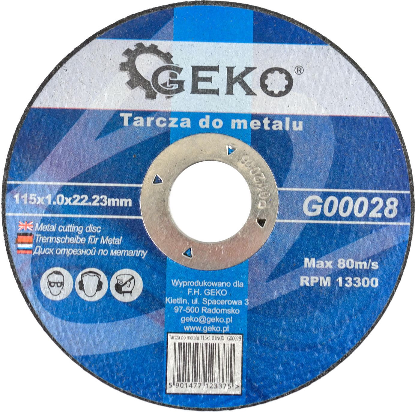 Geko tarcza do metalu 115x1.0 (G00021)