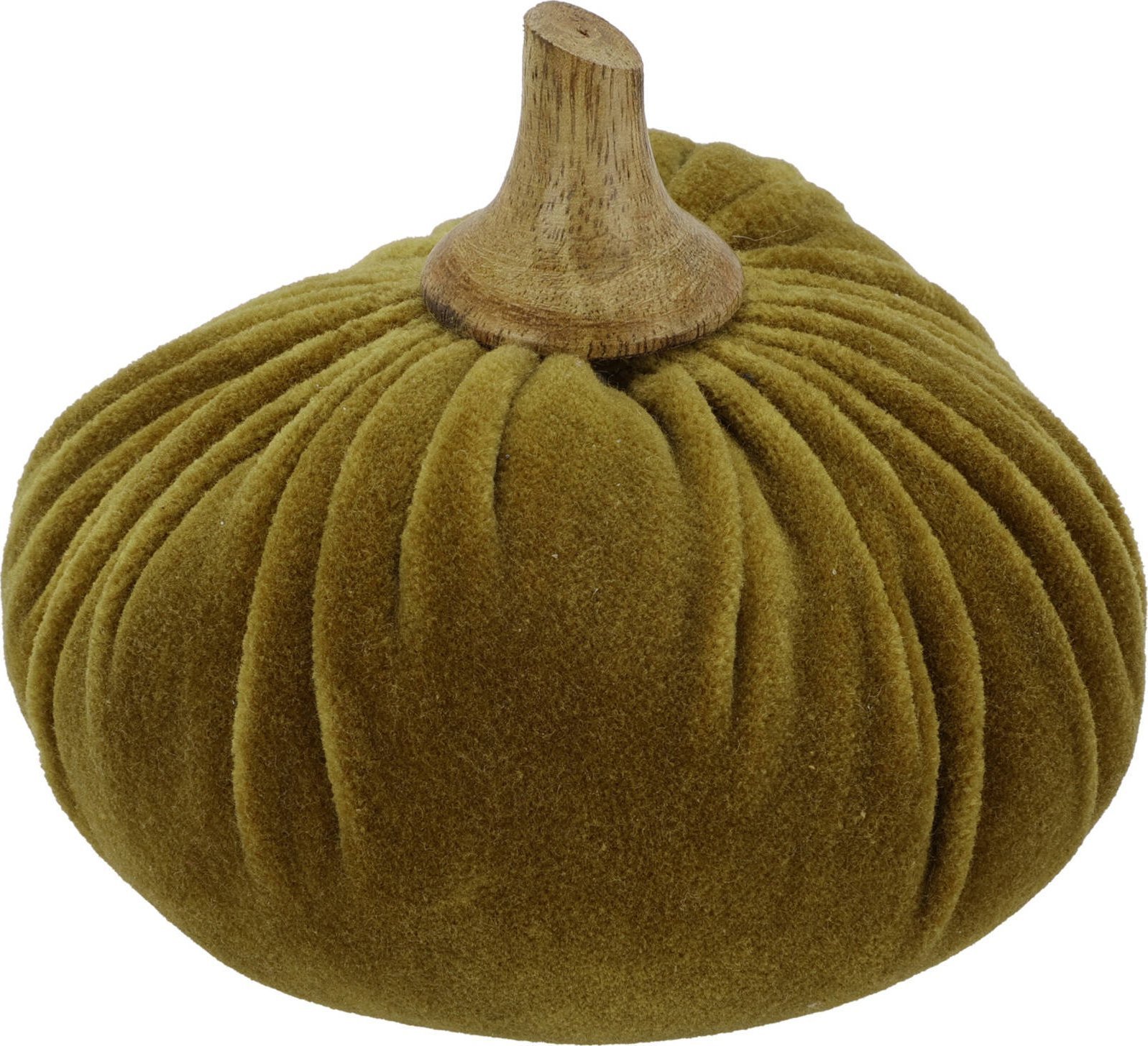 Dekoracja świąteczna Home Styling Collection Sztuczna dynia, materiałowa dekoracja, 10 x 11 cm