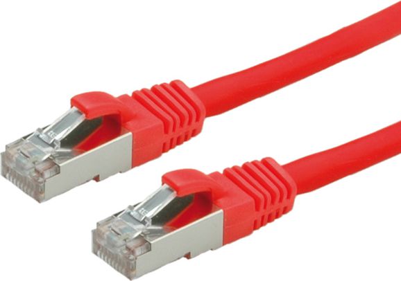 Value PatchCord S/FTP Kat.6 1m LSOH czerwony (21.99.1231)