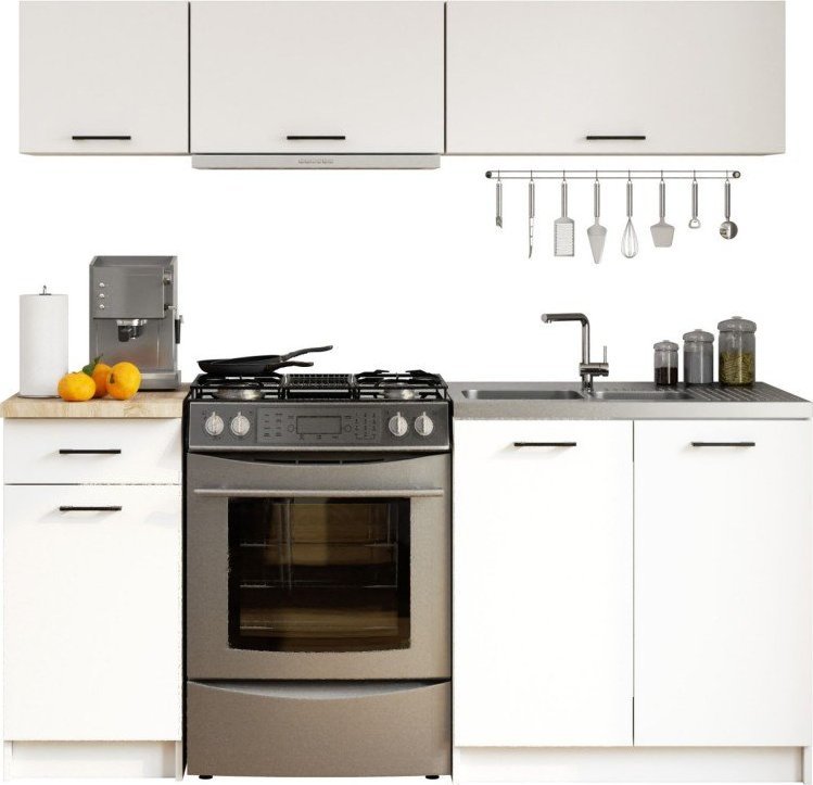 Fabryka Mebli Akord MEBLE KUCHENNE ZESTAW OLIWIA G1 1.8M BIAŁY