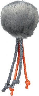 Trixie PIŁKI PLUSZOWE Z DZWONKIEM I SZNURKAMI 1szt.