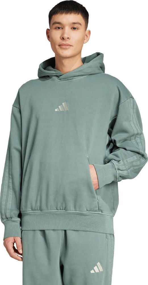 Bluza męska adidas A SZN W FL HD zielona JL6538 XL