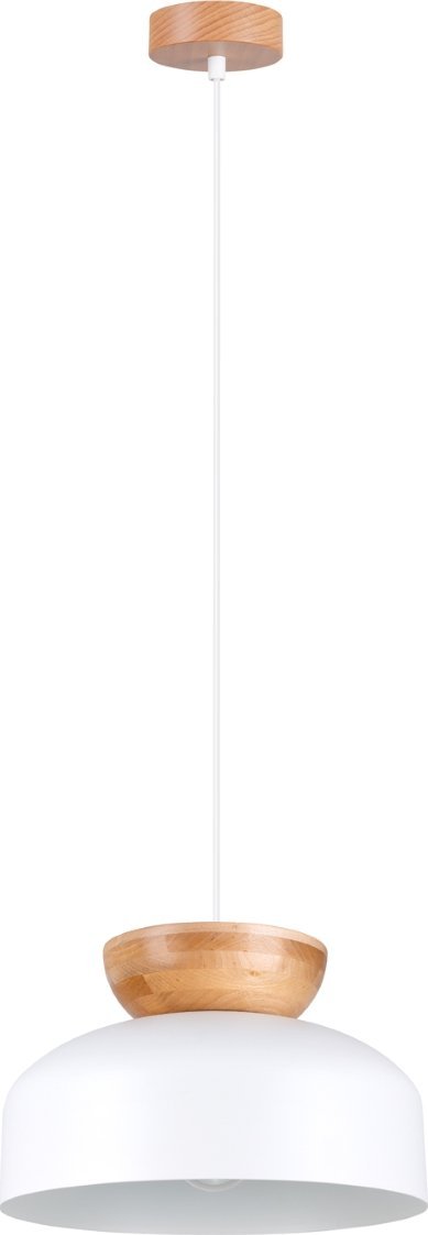 Lampa wisząca Sollux Lighting SOLLUX Lampa wisząca MARION biała 1 x E27 SL.1350