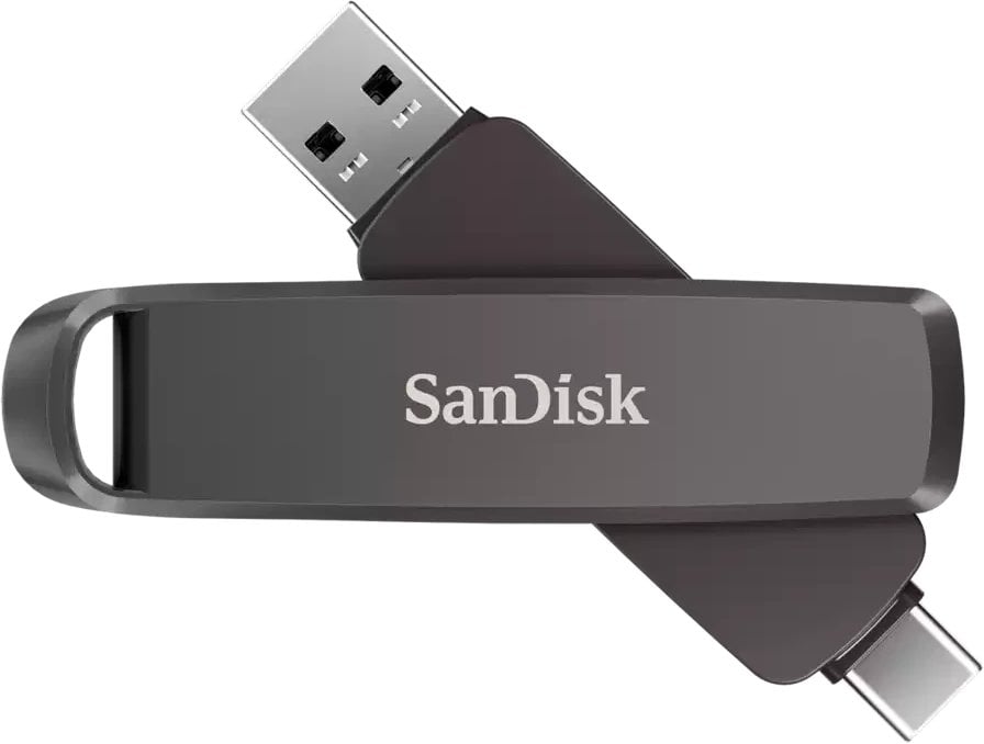 SanDisk SDDDE1-2T00-G46 pamięć USB 2 TB USB Type-A / USB Type-C 3.2 Gen 2 (3.1 Gen 2) Czarny