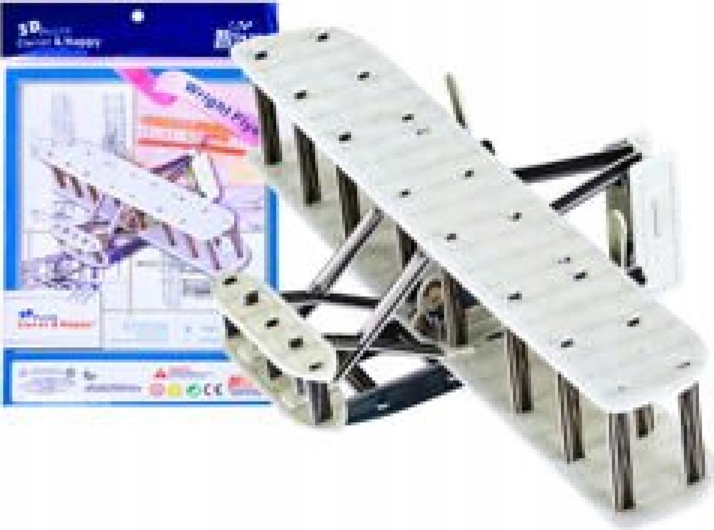 Puzzle 3D samolot braci Wright Flyer 51 eleZA2905