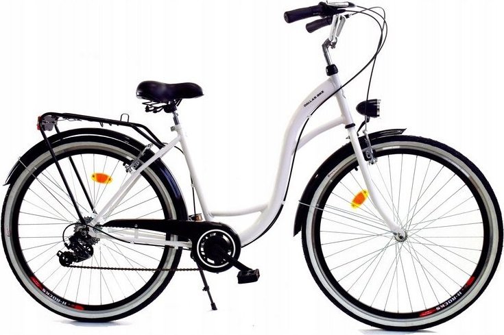 Dallas Bike Rower Dallas City 28" 7spd - biały z czarnym