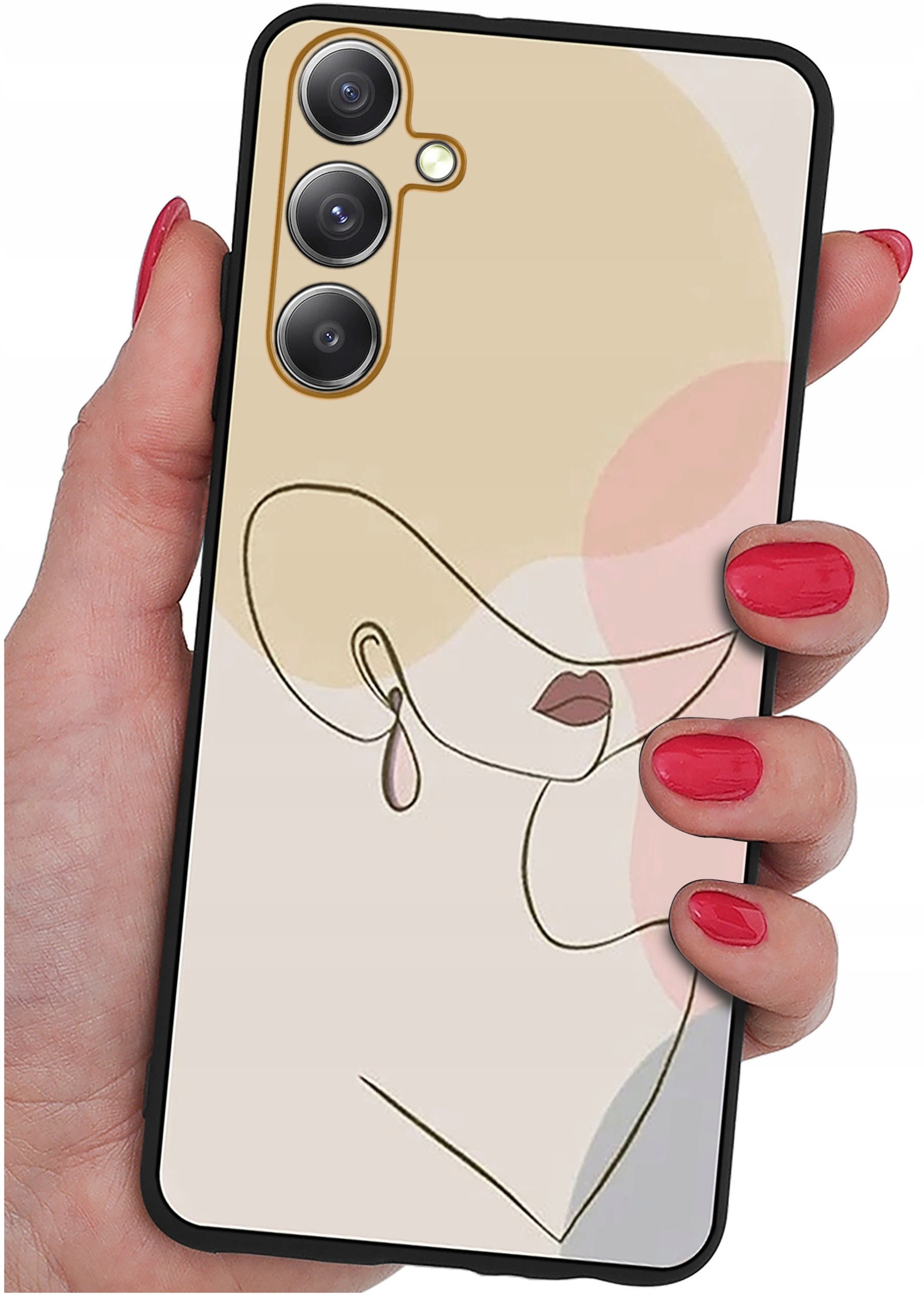 Etui do Samsung Galaxy A16 5G WZORY |SILIKONOWE MATT CASE + SZKŁO 9H