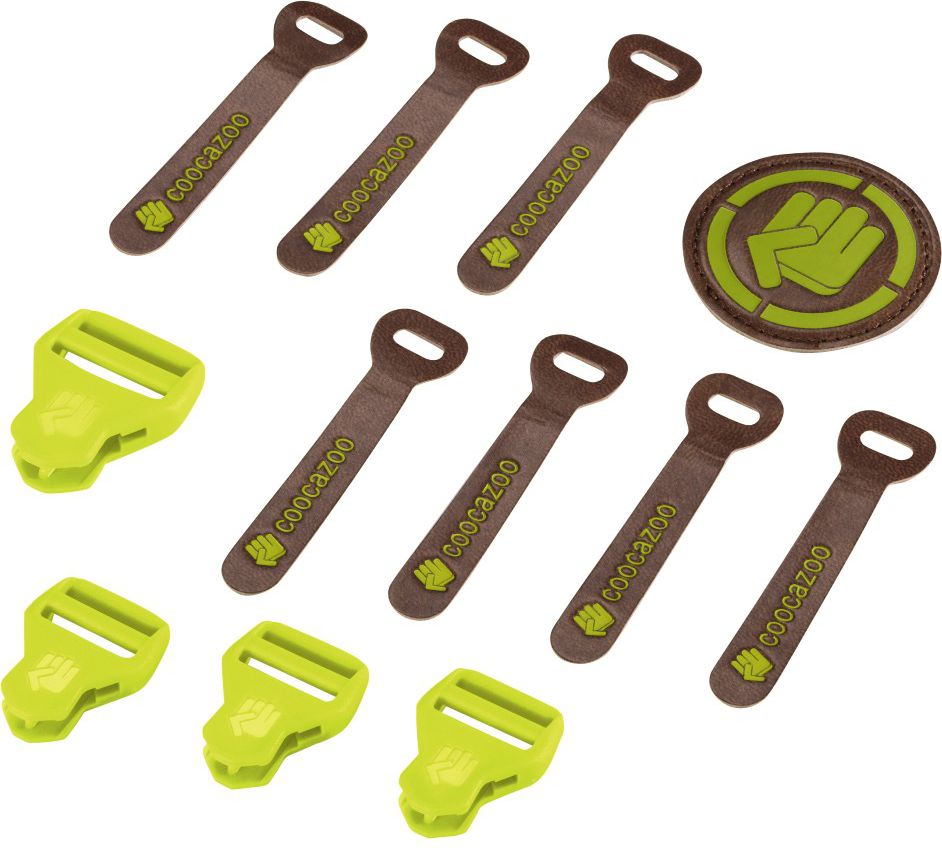 Coocazoo Zestaw elementów wymiennych Leather Limepunch Melange (138806)