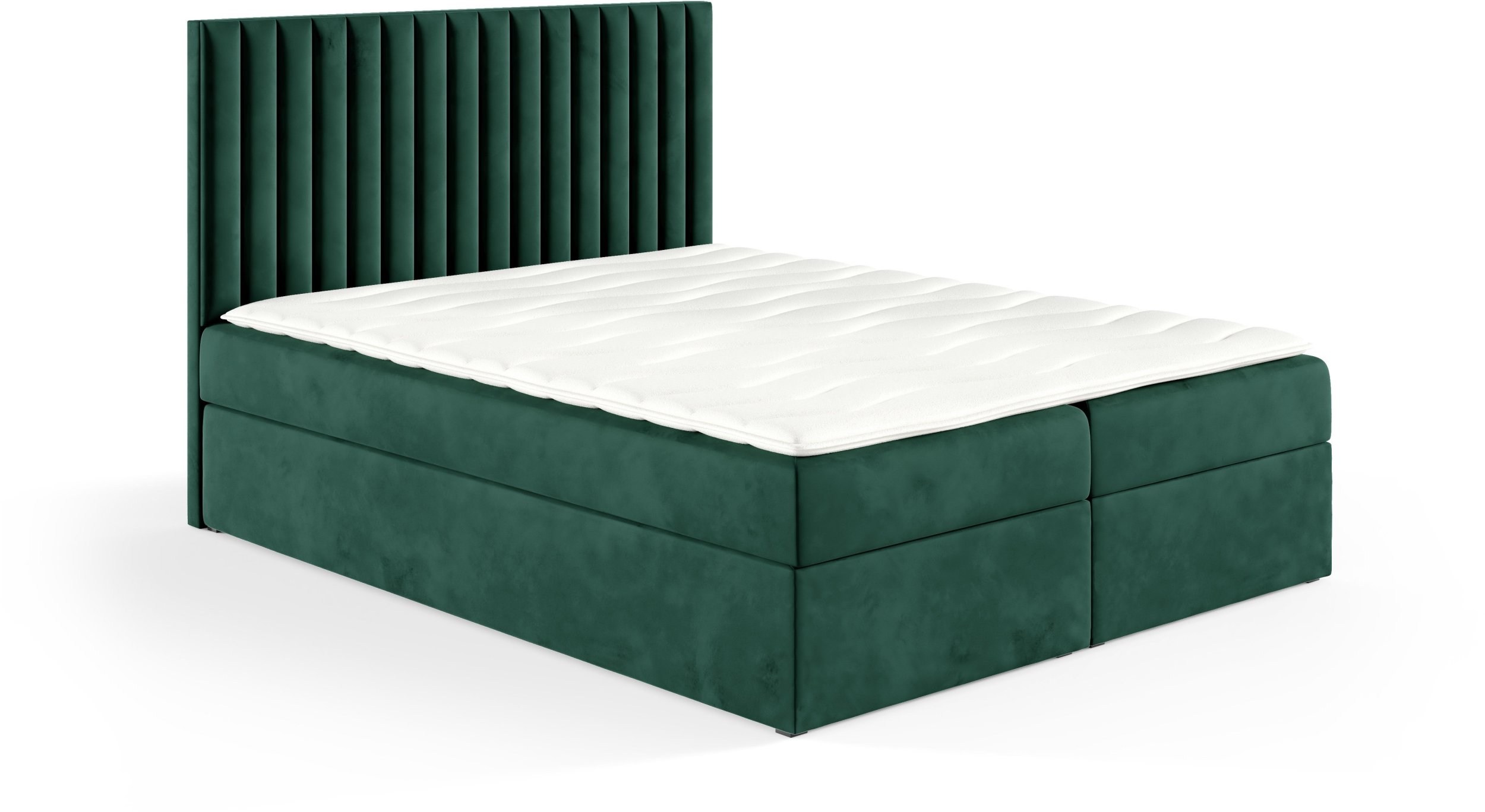 Łóżko kontynentalne Lilly Box 120x200 bez nóg riviera 38