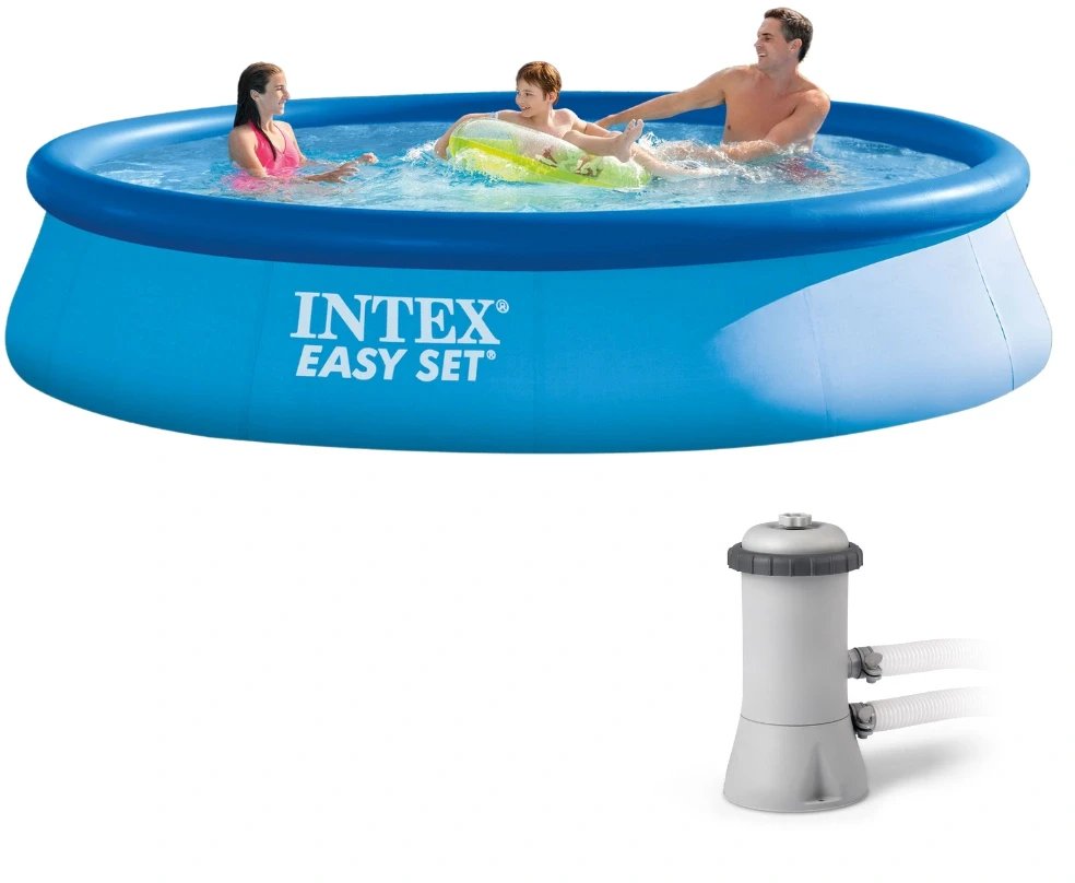 Basen ogrodowy rozporowy z pompą Easy Set 366x76 cm INTEX 28132NP