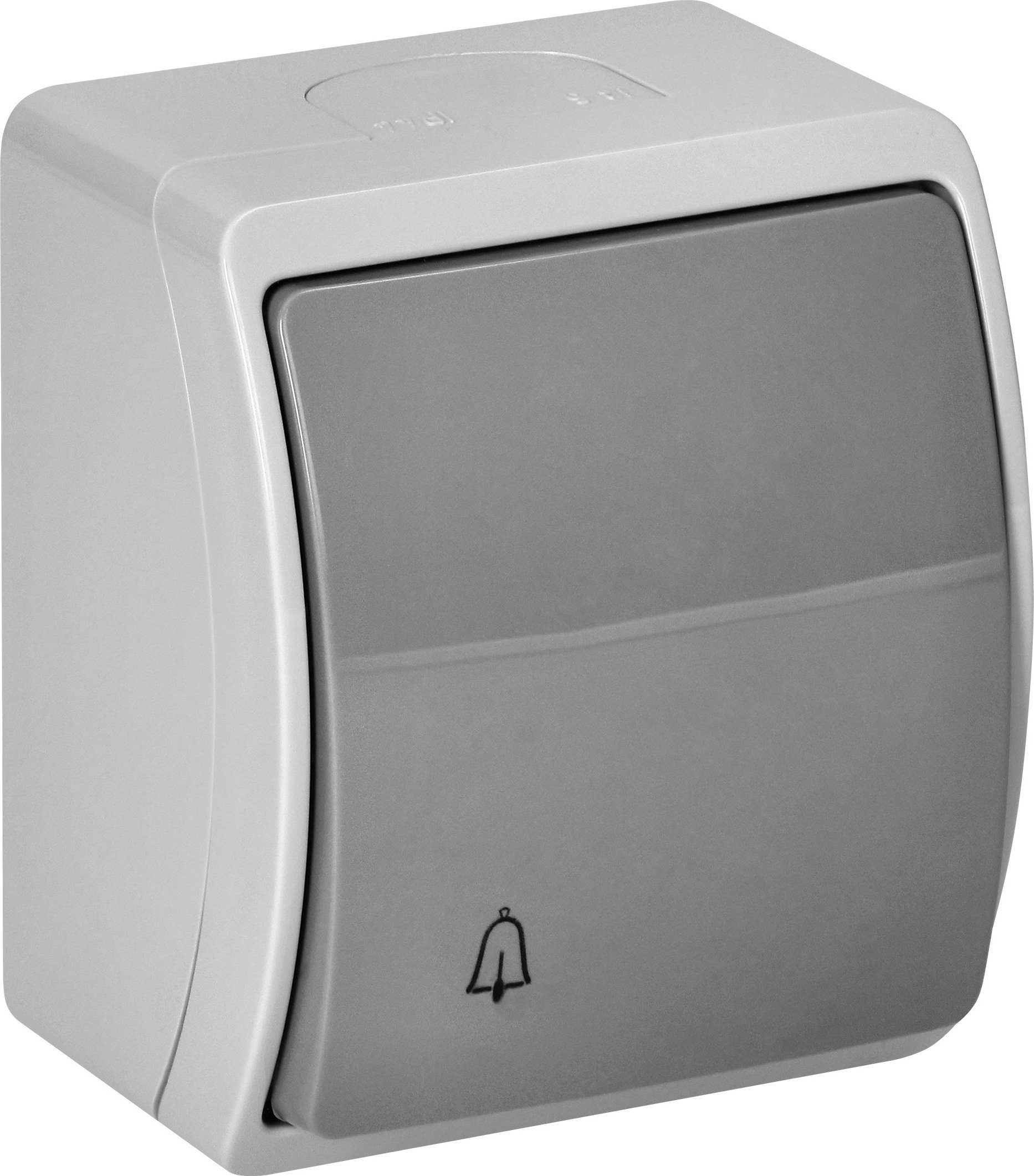 Orno Przycisk dzwonek n/t AQUATIC, IP44, szaro-grafitowy