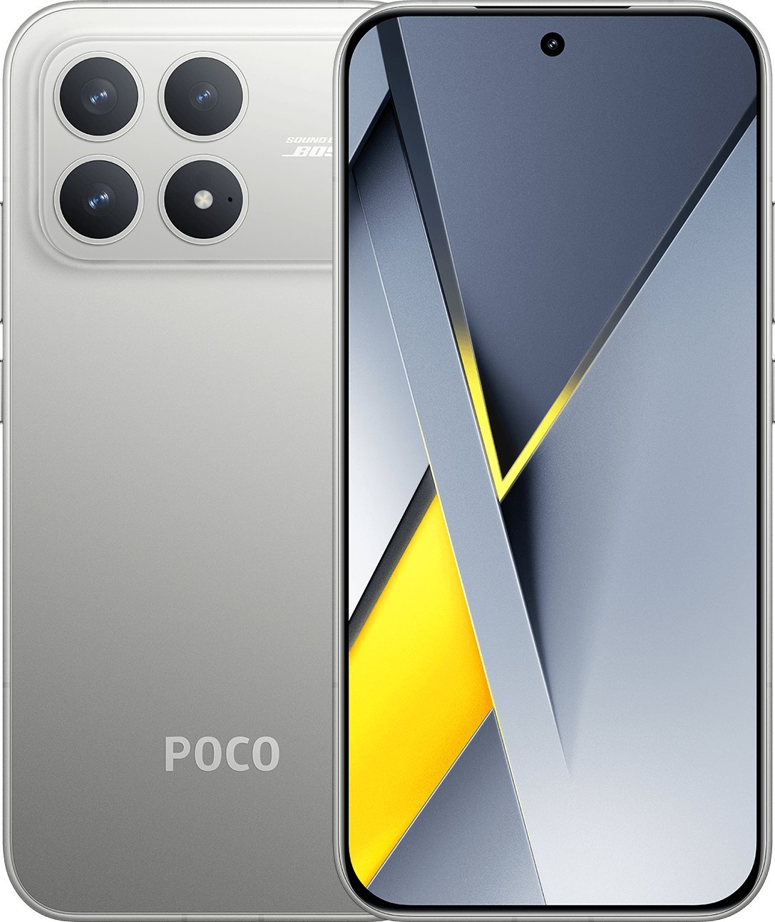 Smartfon POCO MOBILE PHONE F8 PRO/12/512GB SILVER MZB0M4TEU MZB0M4TEU (6932554474034)