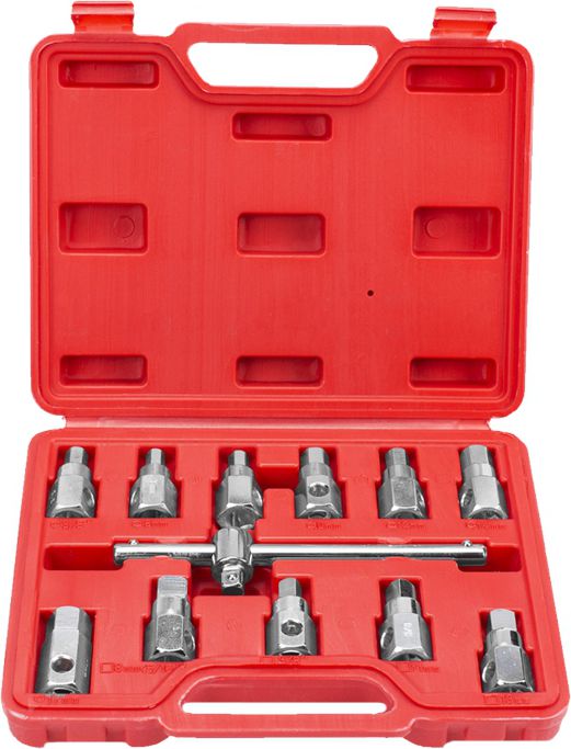 Silver Zestaw kluczy do korków oleju 12szt. (10483)