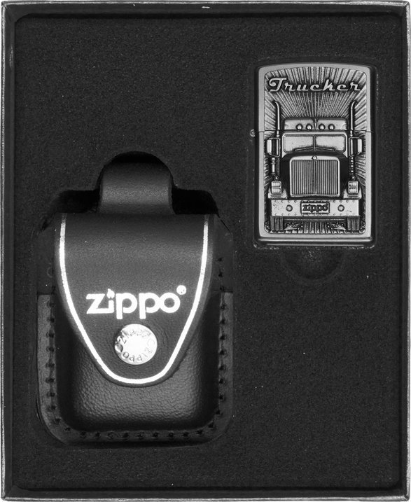 Zestaw ZIPPO Zapalniczka TRUCKER EMBLEM Prezentowy No3