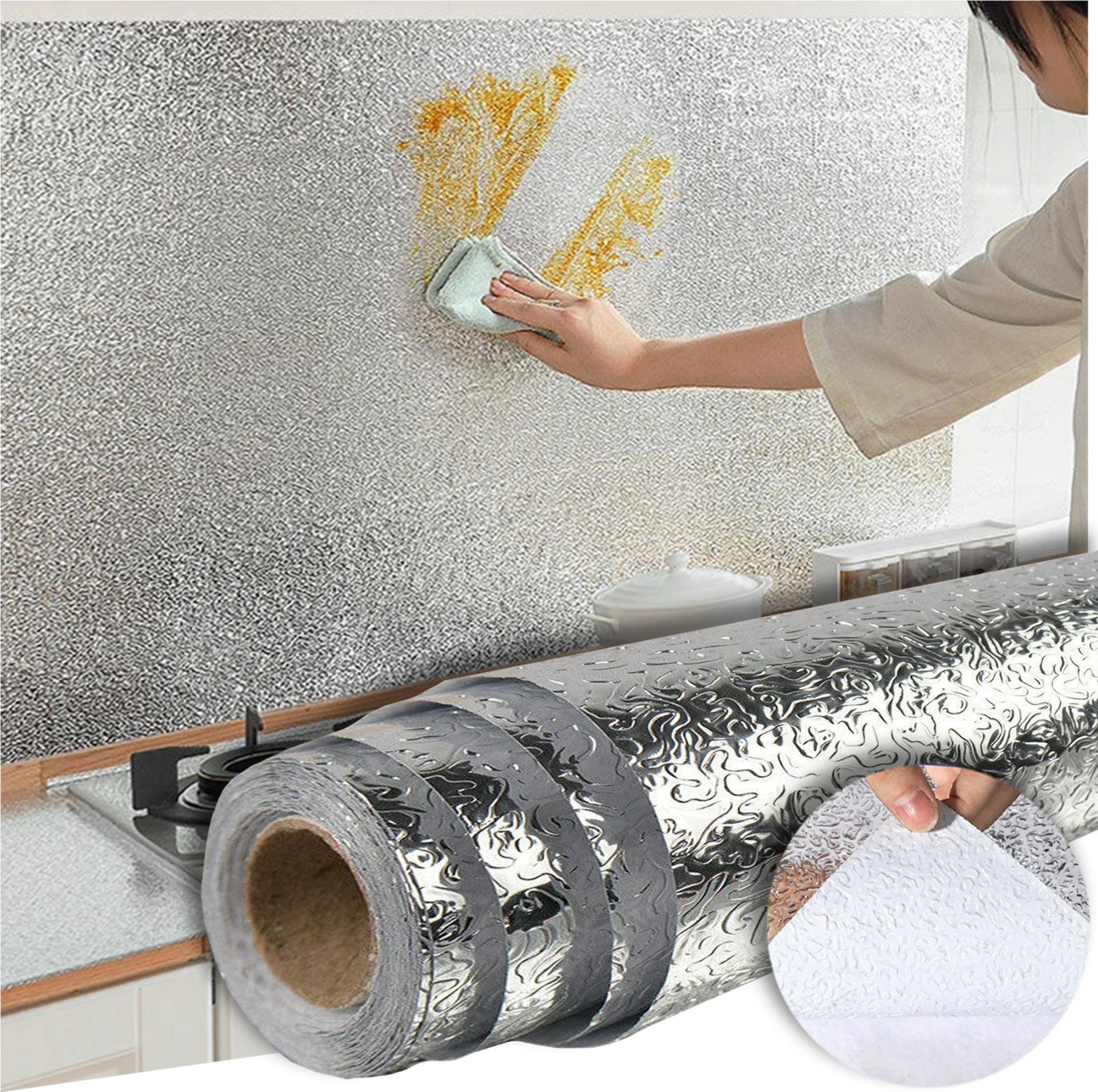 Heckermann Folia Aluminiowa Samoprzylepna 61X300