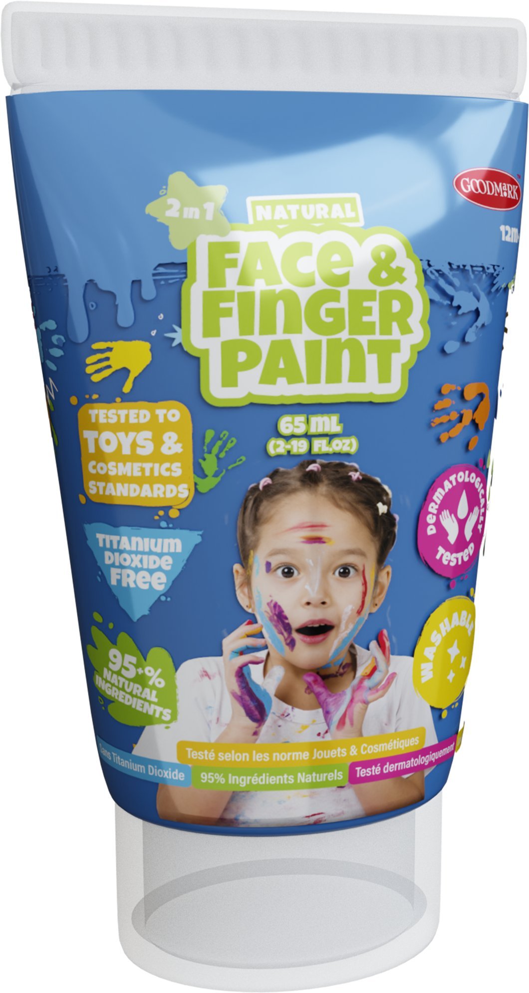 BOTI NATURAL farba d/mal palcami NIEB 65ml 39707