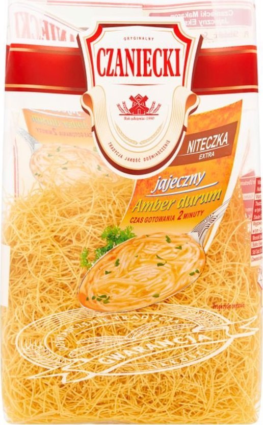 Czaniecki Czaniecki Amber Durum Makaron jajeczny niteczka extra 250 g