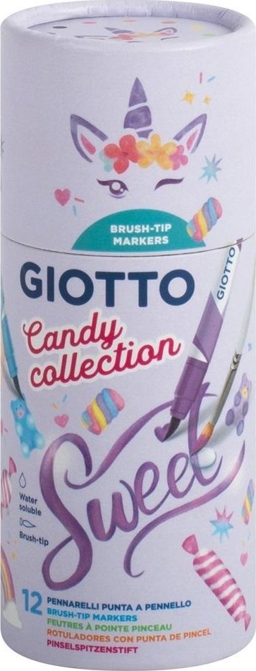 Pisaki Turbo Soft Brush Candy Collection 12 kol