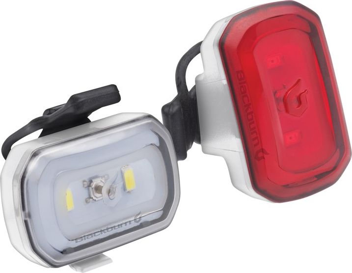Blackburn Zestaw lampki Click USB przód 60 lumenów, tył 20 lumenów białe